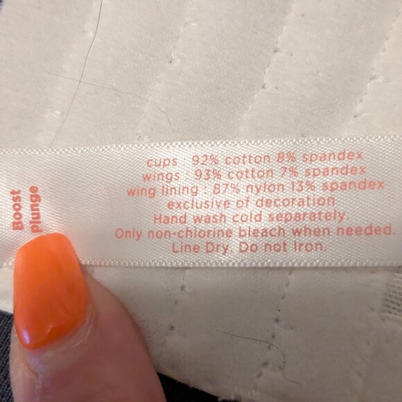 Cacique Lane Bryant 42DDD boost plunge bra like new - Picture 8 of 8